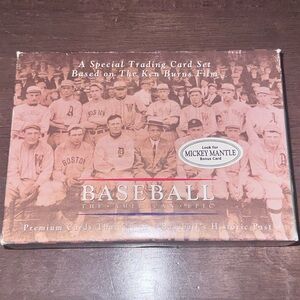 Upper Deck 1994 Ken Burns Baseball The American Epic Trading Cards